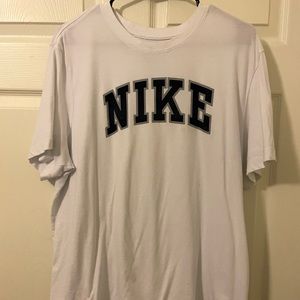 White Nike Dri Fit Shirt